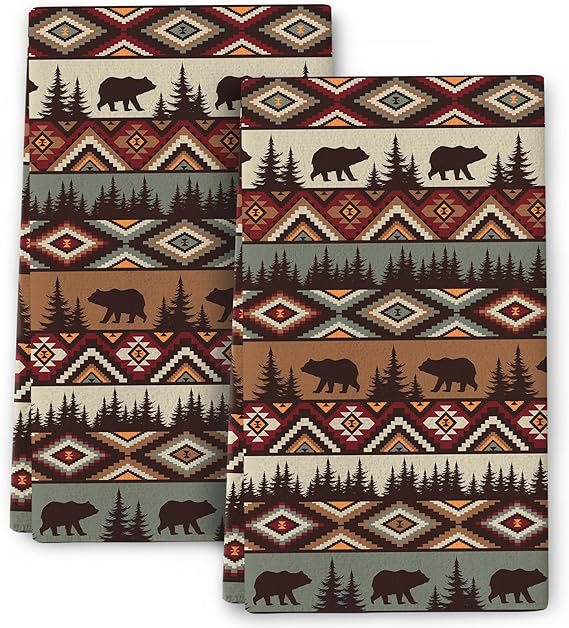 kitchen-bear-gifts-rustic-bear-kitchen-towels