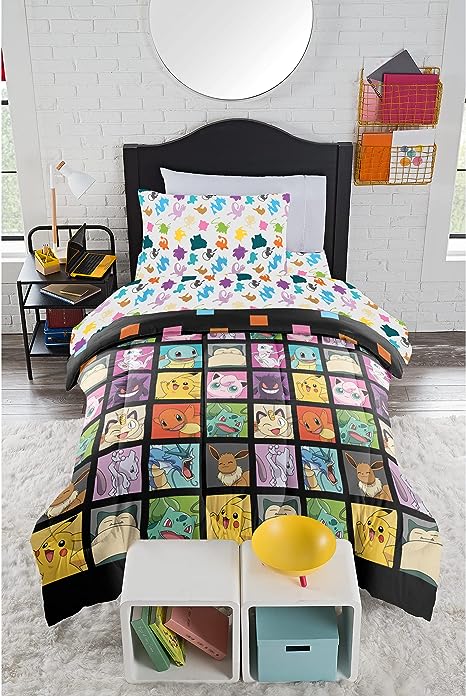 duvet-covers-for-kids-pikachu-and-friends-twin-comforter