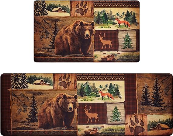 kitchen-bear-gifts-rustic-bear-kitchen-rugs