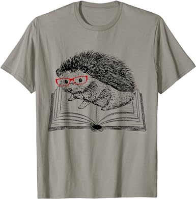 hedgehog-gifts-ideas-hedgehog-reader-t-shirt