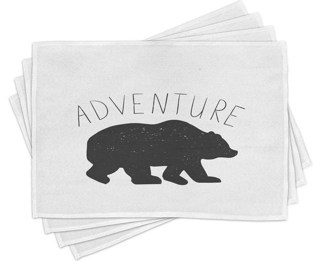 Bear Silhouette Placemats