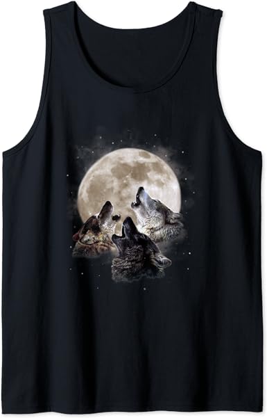 wolf-gift-ideas-howling-wolves-themed-tank-top