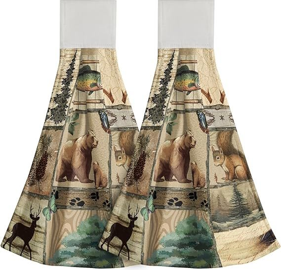 kitchen-bear-gifts-bear-themed-rustic-hand-towels