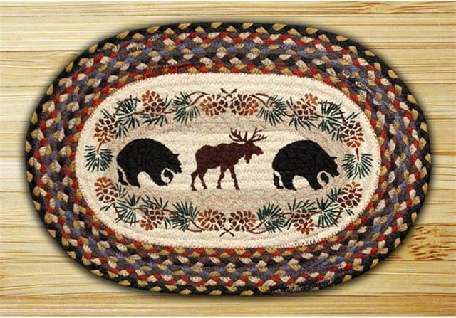 Bear-Moose Oval Placemat
