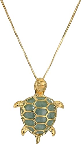 turtle-gifts-for-her-gold-plated-turtle-pendant