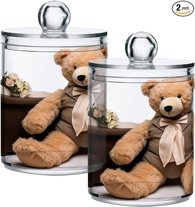 Bear-Themed Airtight Jars