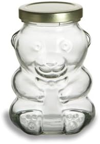 Bear-Shaped Glass Jars