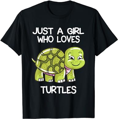 turtle-gifts-for-kids-girl's-turtle-love-t-shirt