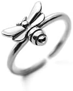 bee-jewelry-gift-ideas-bee-themed-silver-adjustable-ring