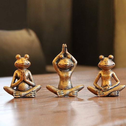 yoga-gifts-zen-yoga-frog-statues