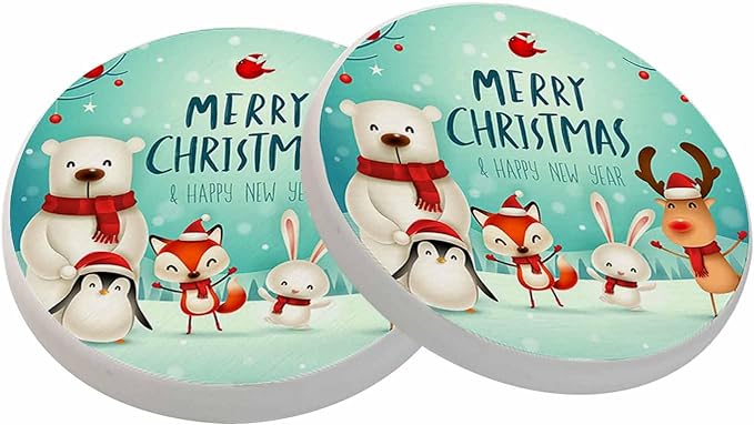 Christmas Animal Drink Coasters