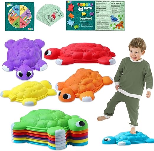 turtle-gifts-for-kids-turtle-themed-balance-stepping-stones