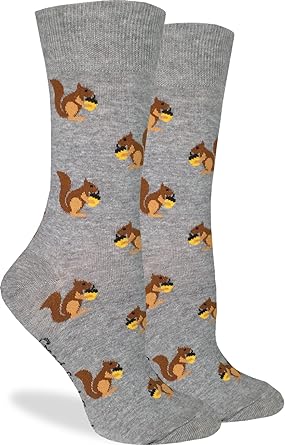 squirrel-lovers'-gift-ideas-squirrel-themed-women's-socks