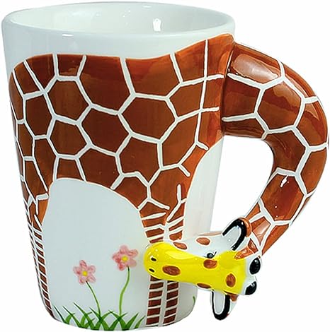giraffe-gift-ideas-giraffe-shaped-ceramic-coffee-mug