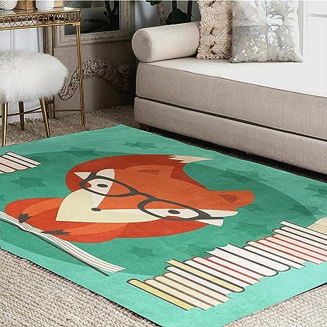 gifts-for-fox-lovers-educational-fox-themed-rug