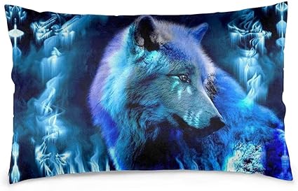 wolf-gift-ideas-velvet-wolf-decorative-pillow-cover