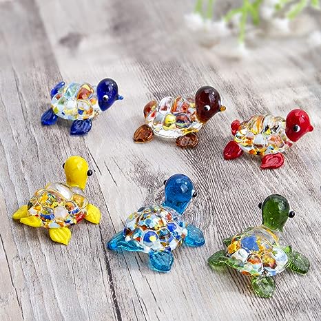 gifts-for-turtle-lovers-handmade-mini-glass-turtle-figurines