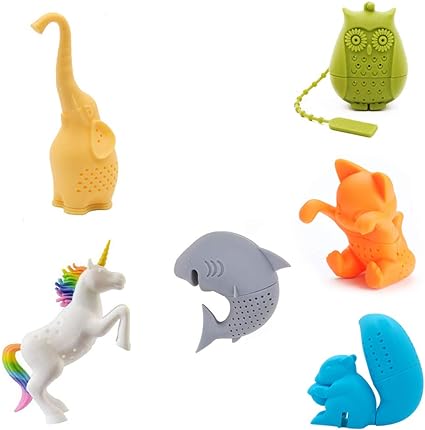 squirrel-lovers'-gift-ideas-squirrel-silicone-tea-infuser-(-+-5-more)