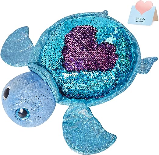 turtle-gifts-for-kids-sequin-sea-turtle-plush-toy