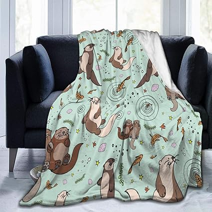 otter-gift-guide-otter-print-flannel-throw