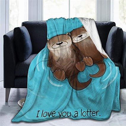 otter-gift-guide-otter-themed-sherpa-throw