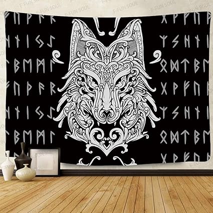 wolf-gift-ideas-viking-wolf-wall-tapestry