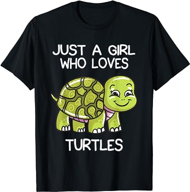 turtle-gifts-for-kids-girl's-turtle-love-t-shirt