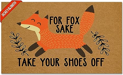 gifts-for-fox-lovers-humorous-fox-themed-doormat