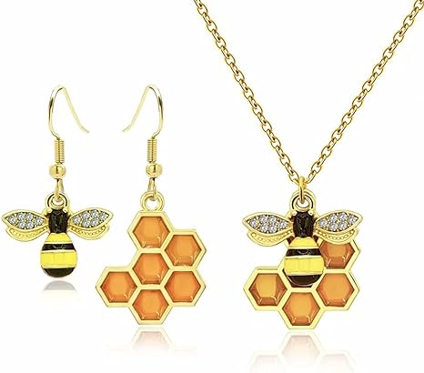 bee-jewelry-gift-ideas-bee-pendant-jewelry-set