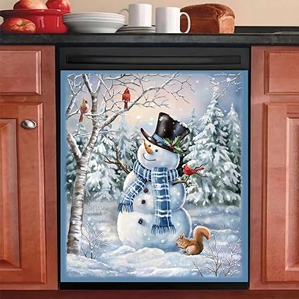 squirrel-lovers'-gift-ideas-winter-themed-dishwasher-magnet