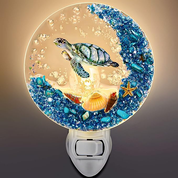 gifts-for-turtle-lovers-turtle-night-light-with-ocean-decor