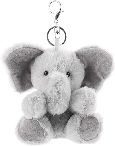 gifts-for-elephant-lovers-elephant-plush-toy-keychain