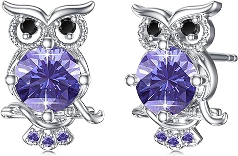 owl-jewelry-for-her-sterling-silver-owl-earrings