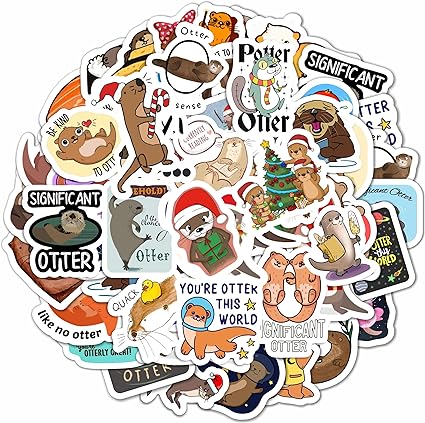 otter-gift-guide-otter-themed-sticker-pack