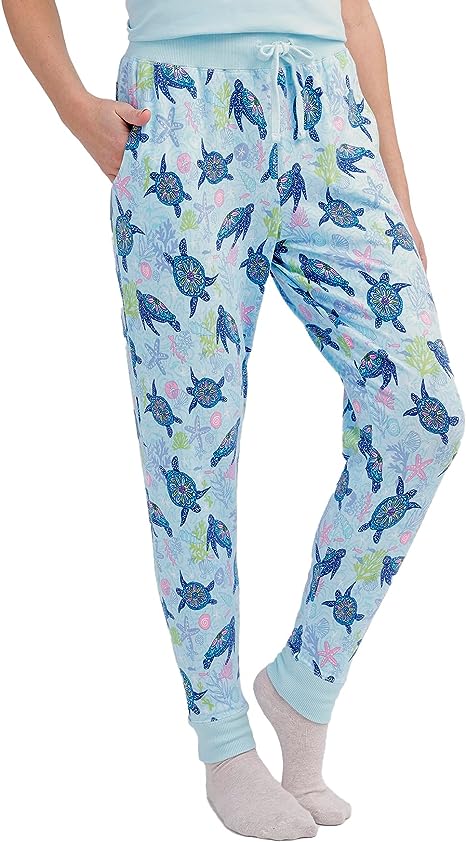 turtle-gifts-for-her-turtle-themed-cozy-cotton-pajama-jogger
