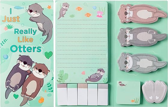 otter-gift-guide-otter-themed-sticky-notes-set