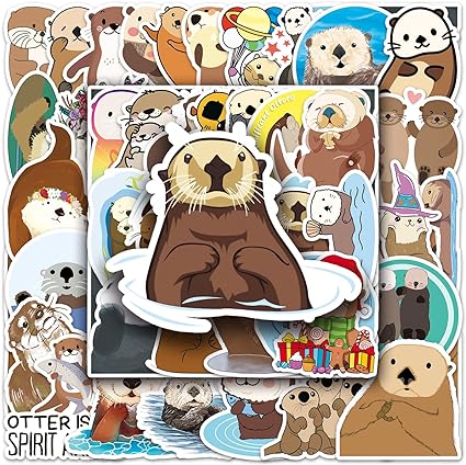 otter-gift-guide-otter-themed-vinyl-stickers