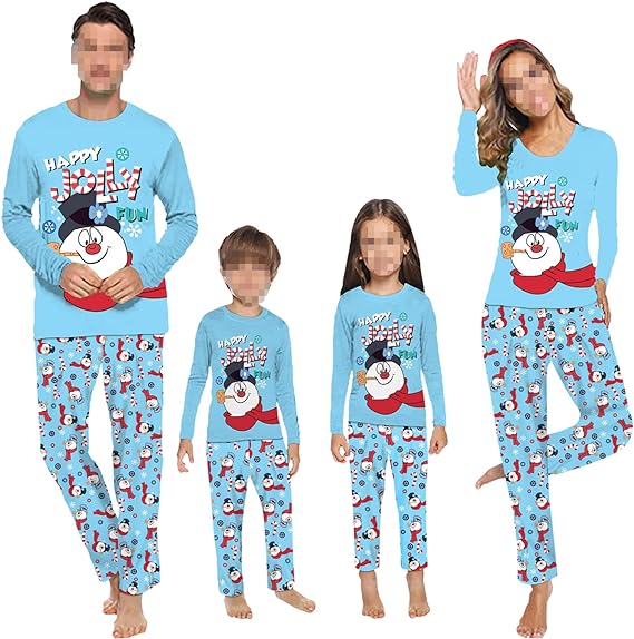 funny-christmas-pajamas-snowman-family-matching-pajamas