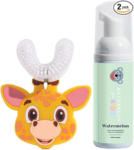 giraffe-gift-ideas-kid's-giraffe-u-shaped-toothbrush