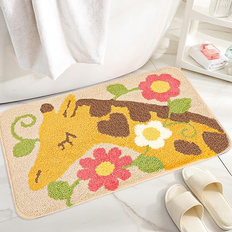 giraffe-gift-ideas-giraffe-design-bath-rug