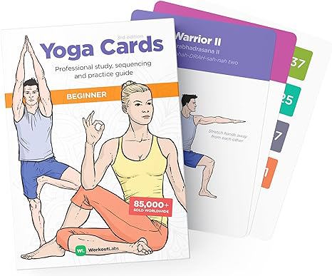 Premium Yoga Cards by Asana Moon Deck with over 120 Yoga Poses Yoga  Sequencing Deck with Yoga Cues and Sanskrit Names for Beginners and  Teachers Unique Yoga Gift for Women or Any