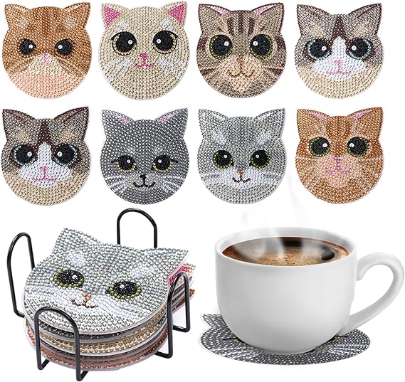 diamond-painting-gifts-cat-diamond-art-coaster-kit