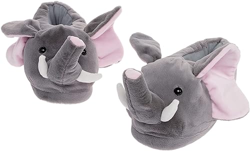 gifts-for-elephant-lovers-plush-dolphin-indoor/outdoor-slippers