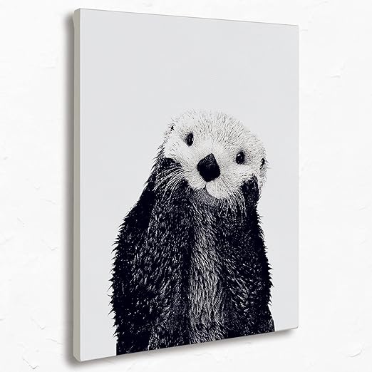 otter-gift-guide-otter-canvas-wall-art