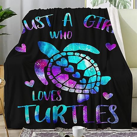 turtle-gifts-for-her-super-soft-turtle-flannel-blanket