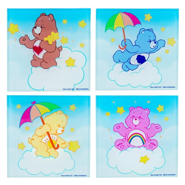 Care Bears Glass Coasters