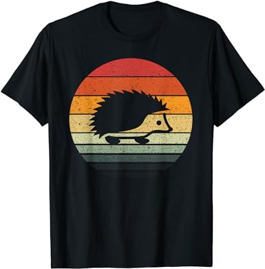 hedgehog-gifts-ideas-retro-sunset-hedgehog-tee