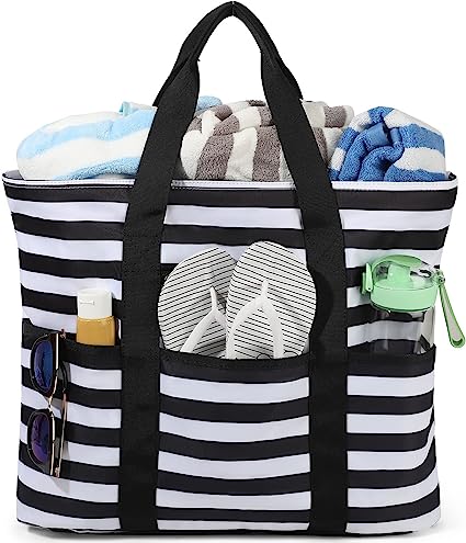 family-beach-trip-waterproof-beach-tote-bag