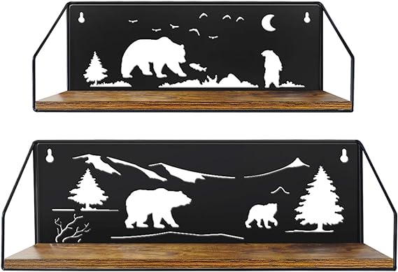 kitchen-bear-gifts-bear-themed-rustic-shelves